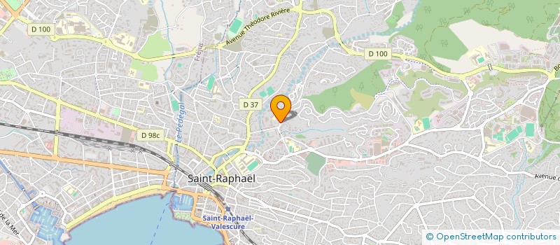 localisation de l'entreprise MONSIEUR VIVIEN SALLES  SAINT-RAPHAEL