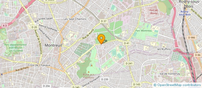 localisation de l'entreprise MONSIEUR VIVIEN TACITA à MONTREUIL