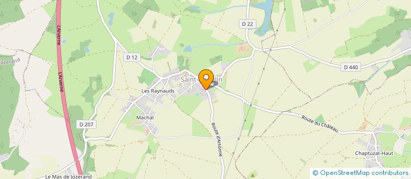 localisation de l'entreprise MONSIEUR VIVIEN TARDIF  SAINT-AGOULIN