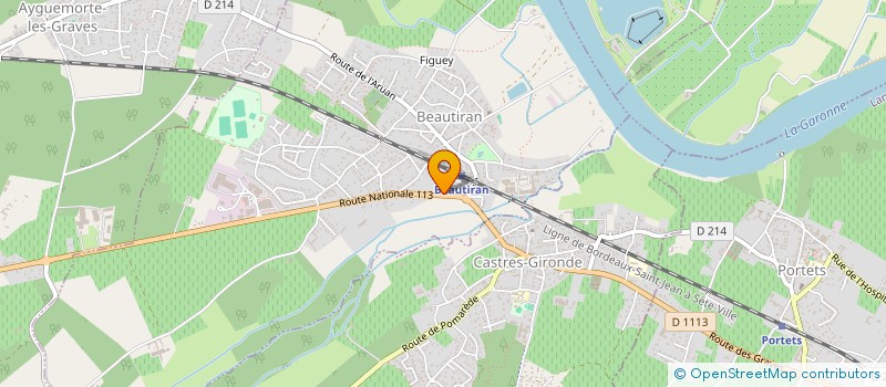 localisation de l'entreprise MONSIEUR VIVIEN THOMAS  BEAUTIRAN