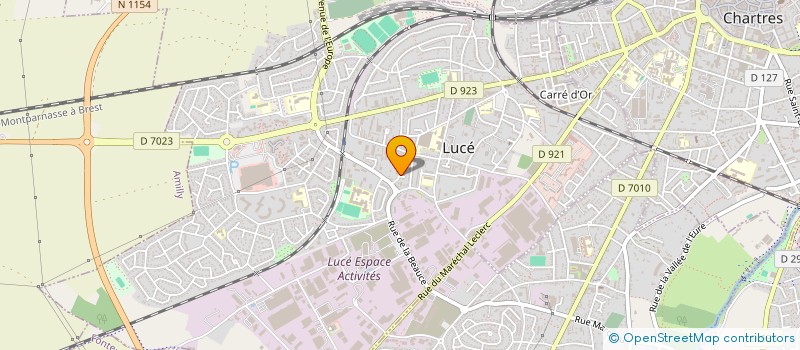 localisation de l'entreprise MONSIEUR VIVIEN THOMAS à LUCE