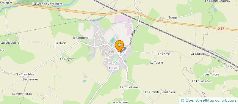 localisation de l'entreprise MONSIEUR VIVIEN VALGRESY  LOUVIGNE