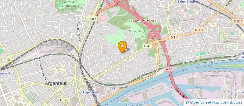 localisation de l'entreprise MONSIEUR VIVIEN VERGNAUD  ARGENTEUIL