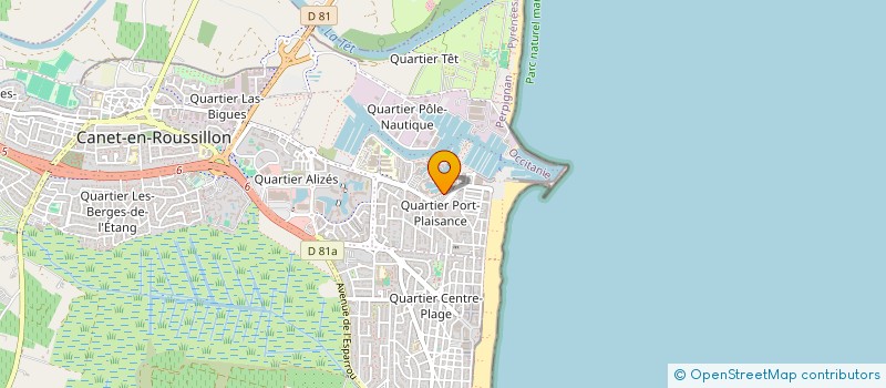 localisation de l'entreprise MONSIEUR VIVIEN WAXIN  CANET EN ROUSSILLON