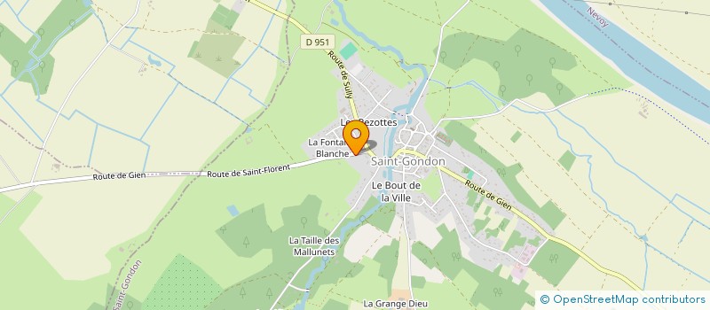 localisation de l'entreprise MONSIEUR VIVIEN YANN ROLAND MOULINNEUF  SAINT-GONDON