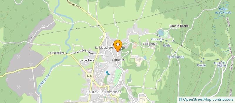 localisation de l'entreprise MONSIEUR VIVIEN ZANARINI  PLATEAU D'HAUTEVILLE