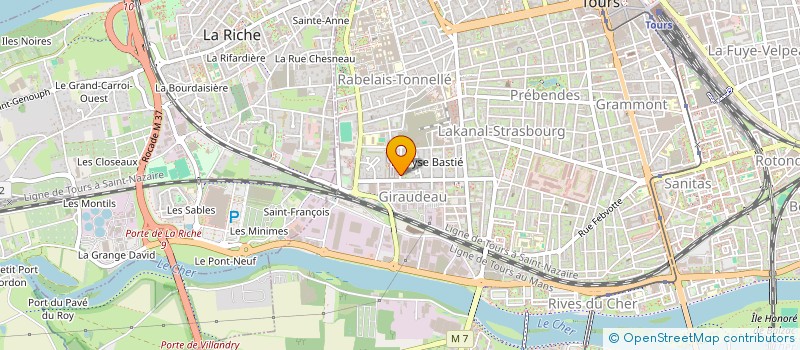 localisation de l'entreprise MONSIEUR VJACESLAVS MAKSIMOVS  TOURS