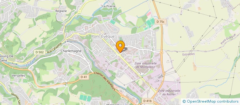 localisation de l'entreprise MONSIEUR VLAD NICOLAE TRANC  PONT-EVEQUE