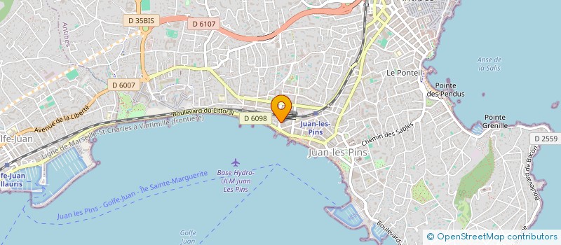 localisation de l'entreprise MONSIEUR VLAD VERHOVETCHI  ANTIBES