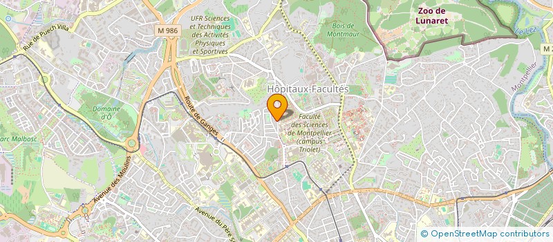 localisation de l'entreprise MONSIEUR VLADAN TUTUNOVIC à MONTPELLIER