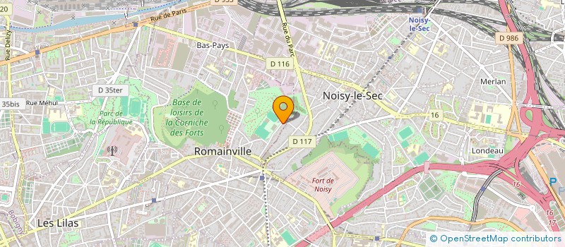 localisation de l'entreprise MONSIEUR VLADANE MOSKOV  ROMAINVILLE