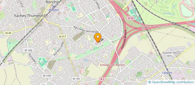 localisation de l'entreprise MONSIEUR VLADIMIR BELOBROV  RONCHIN