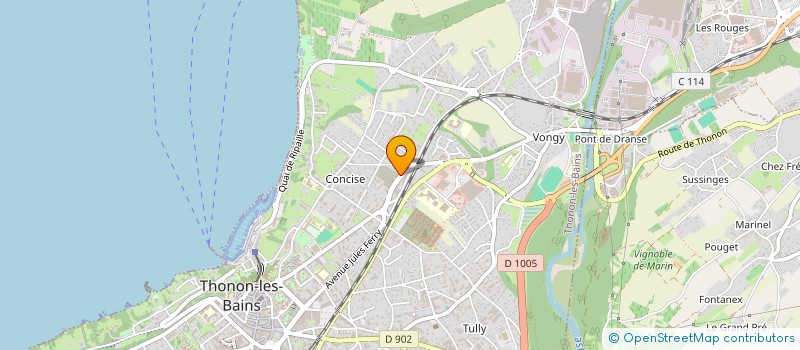 localisation de l'entreprise MONSIEUR VLADIMIR BONCEV à THONON-LES-BAINS
