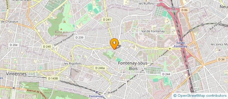 localisation de l'entreprise MONSIEUR VLADIMIR CRUELLS à FONTENAY-SOUS-BOIS