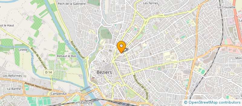 localisation de l'entreprise MONSIEUR VLADIMIR DE VELDER  BEZIERS