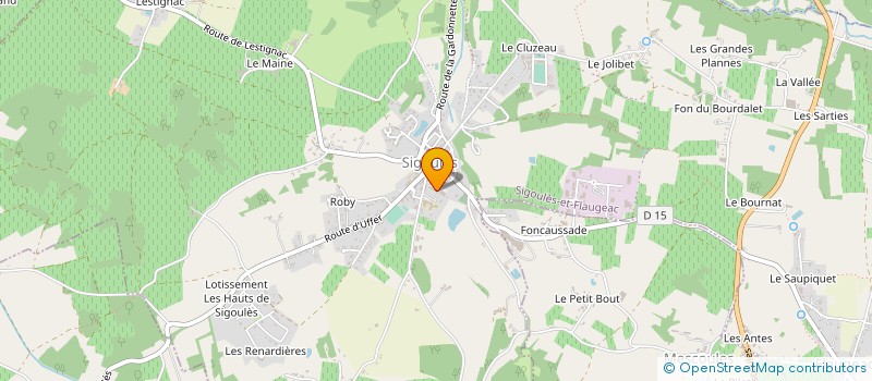 localisation de l'entreprise MONSIEUR VLADIMIR DEBAISIEUX  SIGOULES-ET-FLAUGEAC