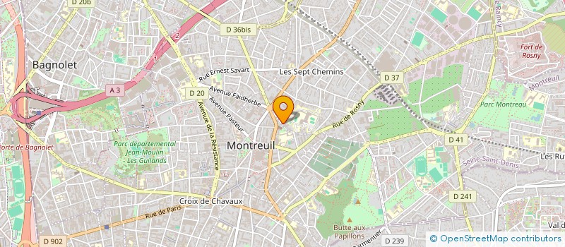 localisation de l'entreprise MONSIEUR VLADIMIR DEMOULE à MONTREUIL