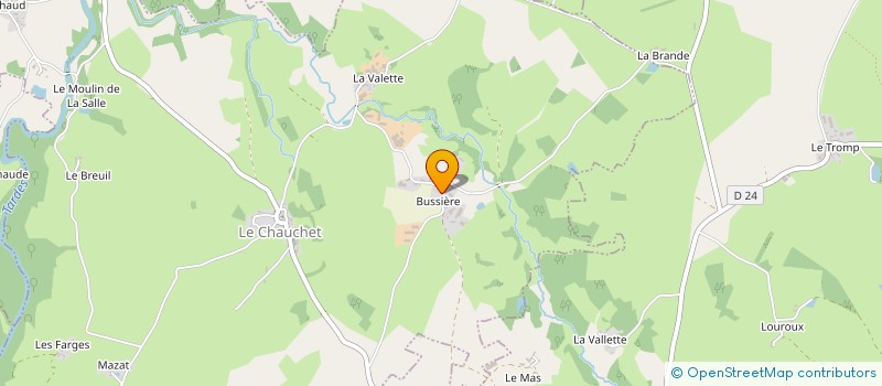 localisation de l'entreprise MONSIEUR VLADIMIR DOBRZANSKI  LE CHAUCHET