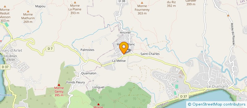 localisation de l'entreprise MONSIEUR VLADIMIR DURAND  LE DIAMANT