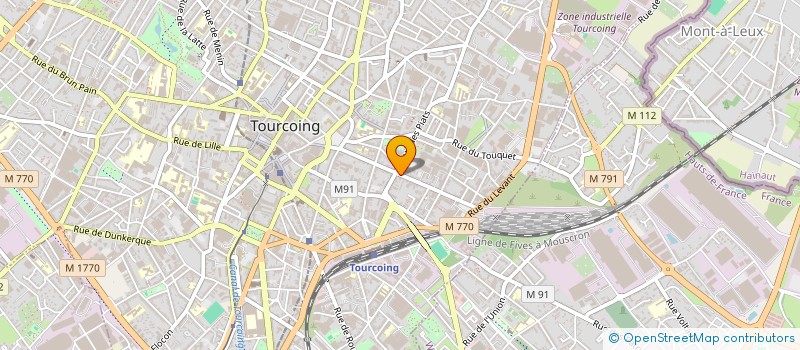 localisation de l'entreprise MONSIEUR VLADIMIR EROSHENKO  TOURCOING