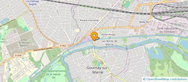 localisation de l'entreprise MONSIEUR VLADIMIR GABUJA  CHELLES