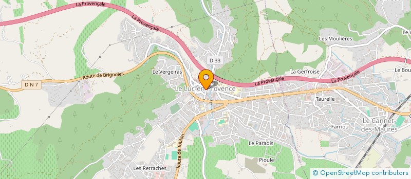 localisation de l'entreprise MONSIEUR VLADIMIR GOUELMINO  LE LUC