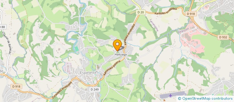 localisation de l'entreprise MONSIEUR VLADIMIR HAMEL  ESPELETTE