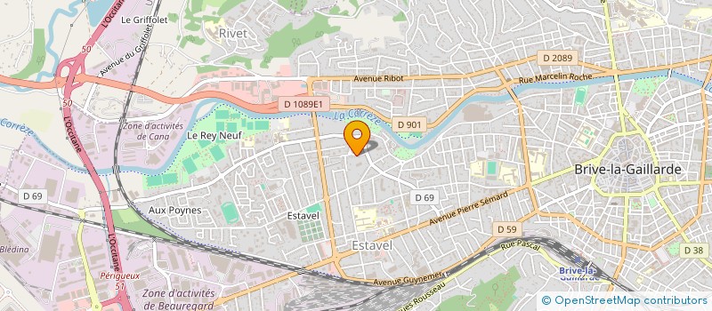 localisation de l'entreprise MONSIEUR VLADIMIR ISRAEL  BRIVE-LA-GAILLARDE