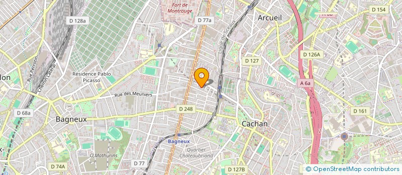 localisation de l'entreprise MONSIEUR VLADIMIR IURCHIN  CACHAN