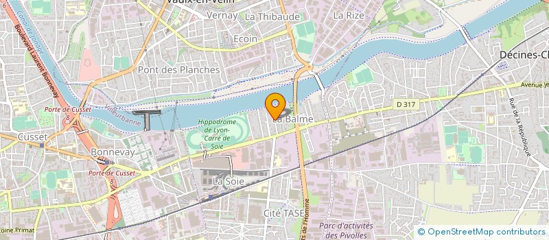 localisation de l'entreprise MONSIEUR VLADIMIR IVANCIUC  VILLEURBANNE