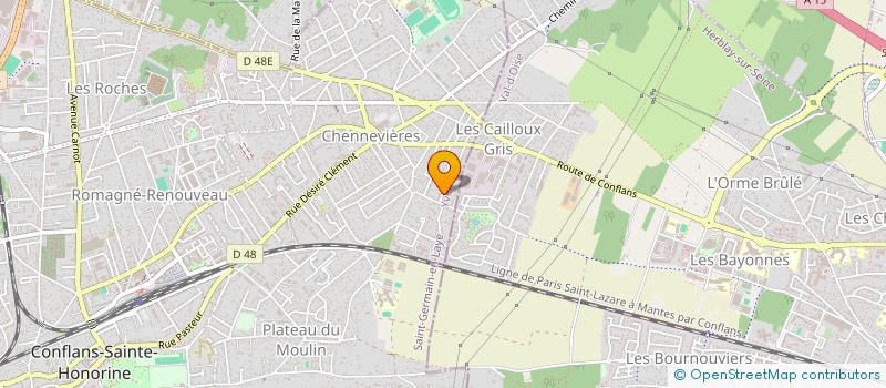 localisation de l'entreprise MONSIEUR VLADIMIR MAJDALANI  CONFLANS-SAINTE-HONORINE