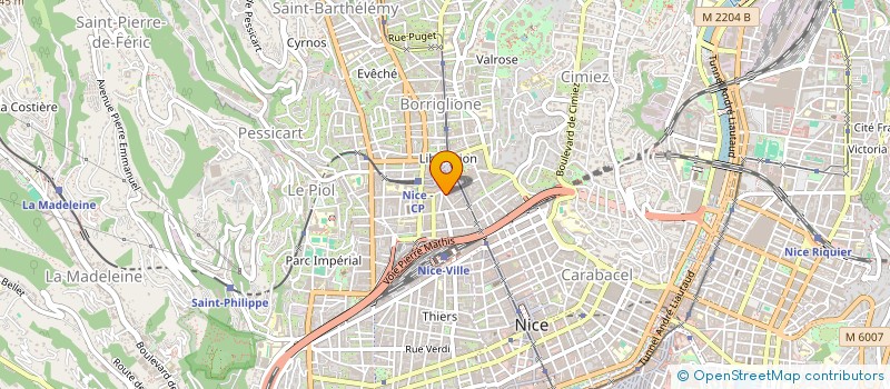 localisation de l'entreprise MONSIEUR VLADIMIR MISIC  NICE