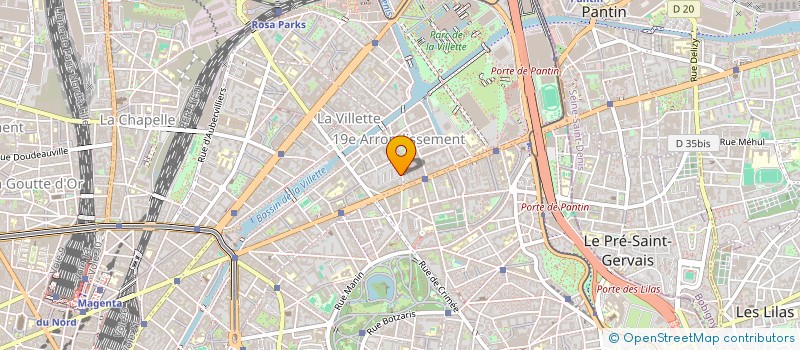 localisation de l'entreprise MONSIEUR VLADIMIR MPASSY  PARIS