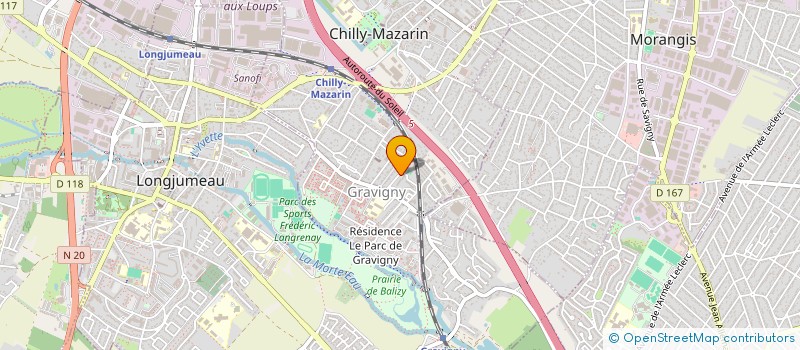 localisation de l'entreprise MONSIEUR VLADIMIR NICOLAS  CHILLY-MAZARIN