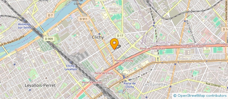localisation de l'entreprise MONSIEUR VLADIMIR NOGOVSKI à CLICHY