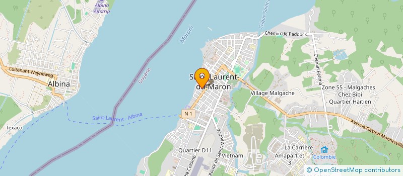 localisation de l'entreprise MONSIEUR VLADIMIR OCCIVIL à SAINT-LAURENT-DU-MARONI