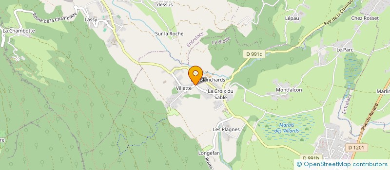 localisation de l'entreprise MONSIEUR VLADIMIR PAVLEEV à LA BIOLLE