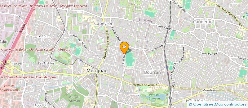 localisation de l'entreprise MONSIEUR VLADIMIR PERE  MERIGNAC