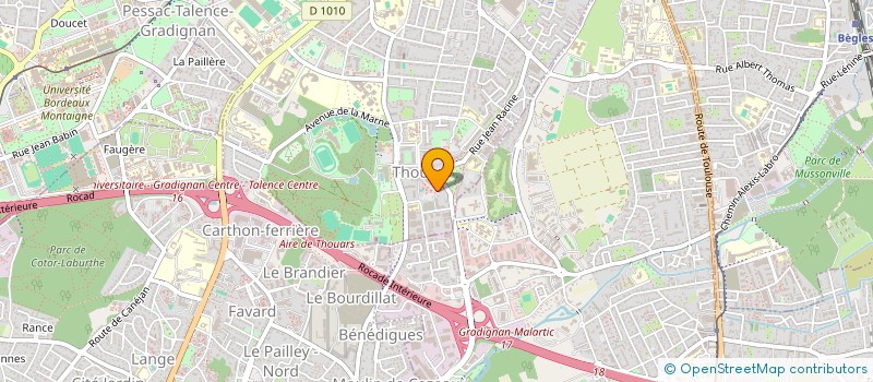 localisation de l'entreprise MONSIEUR VLADIMIR PINZARI  TALENCE