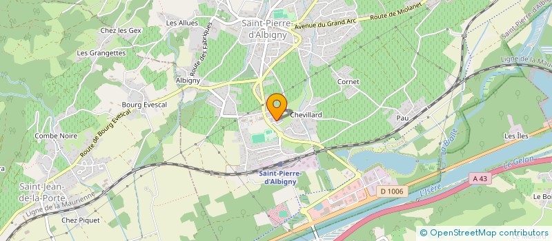 localisation de l'entreprise MONSIEUR VLADIMIR POPESCU  SAINT-PIERRE-D'ALBIGNY