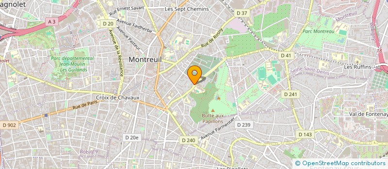 localisation de l'entreprise MONSIEUR VLADIMIR POPOV à MONTREUIL