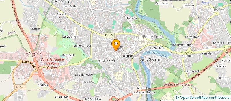 localisation de l'entreprise MONSIEUR VLADIMIR PROCYK à AURAY