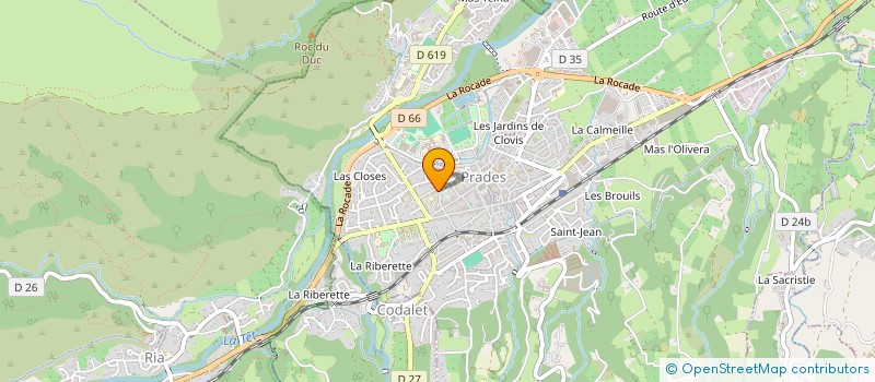 localisation de l'entreprise MONSIEUR VLADIMIR SCHEUER  PRADES