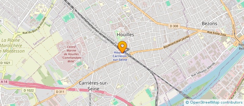 localisation de l'entreprise MONSIEUR VLADIMIR STEFANOVSKI  HOUILLES