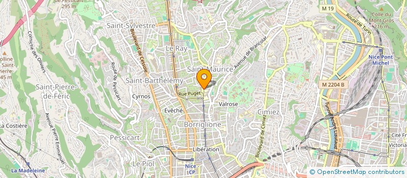 localisation de l'entreprise MONSIEUR VLADIMIR VAKHRUSHEV à NICE