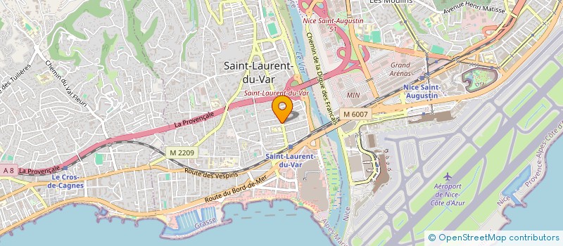 localisation de l'entreprise MONSIEUR VLADIMIR VLAEV à SAINT-LAURENT-DU-VAR