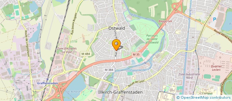 localisation de l'entreprise MONSIEUR VLADIMIR WAWRIK  OSTWALD