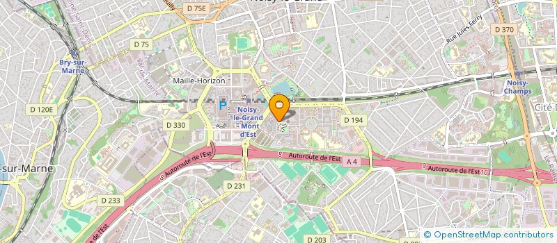 localisation de l'entreprise MONSIEUR VLADISLAV DAVID  NOISY-LE-GRAND