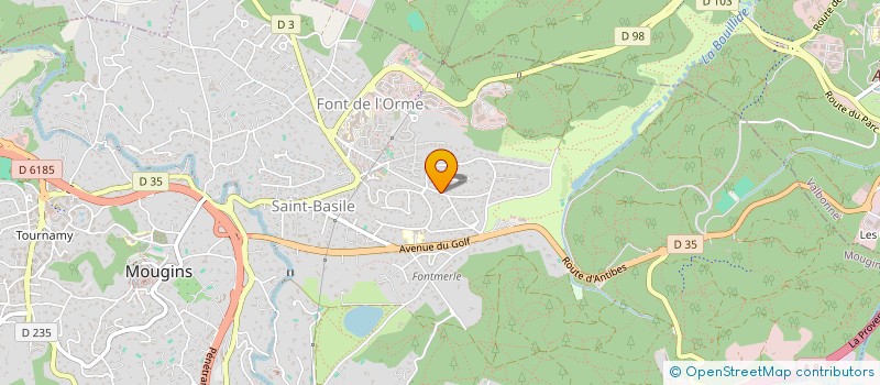 localisation de l'entreprise MONSIEUR VLADISLAV KUZNETSOV à MOUGINS