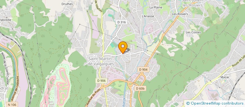 localisation de l'entreprise MONSIEUR VLADISLAV MIADZELETS  SAINT-MARTIN-DE-VALGALGUES